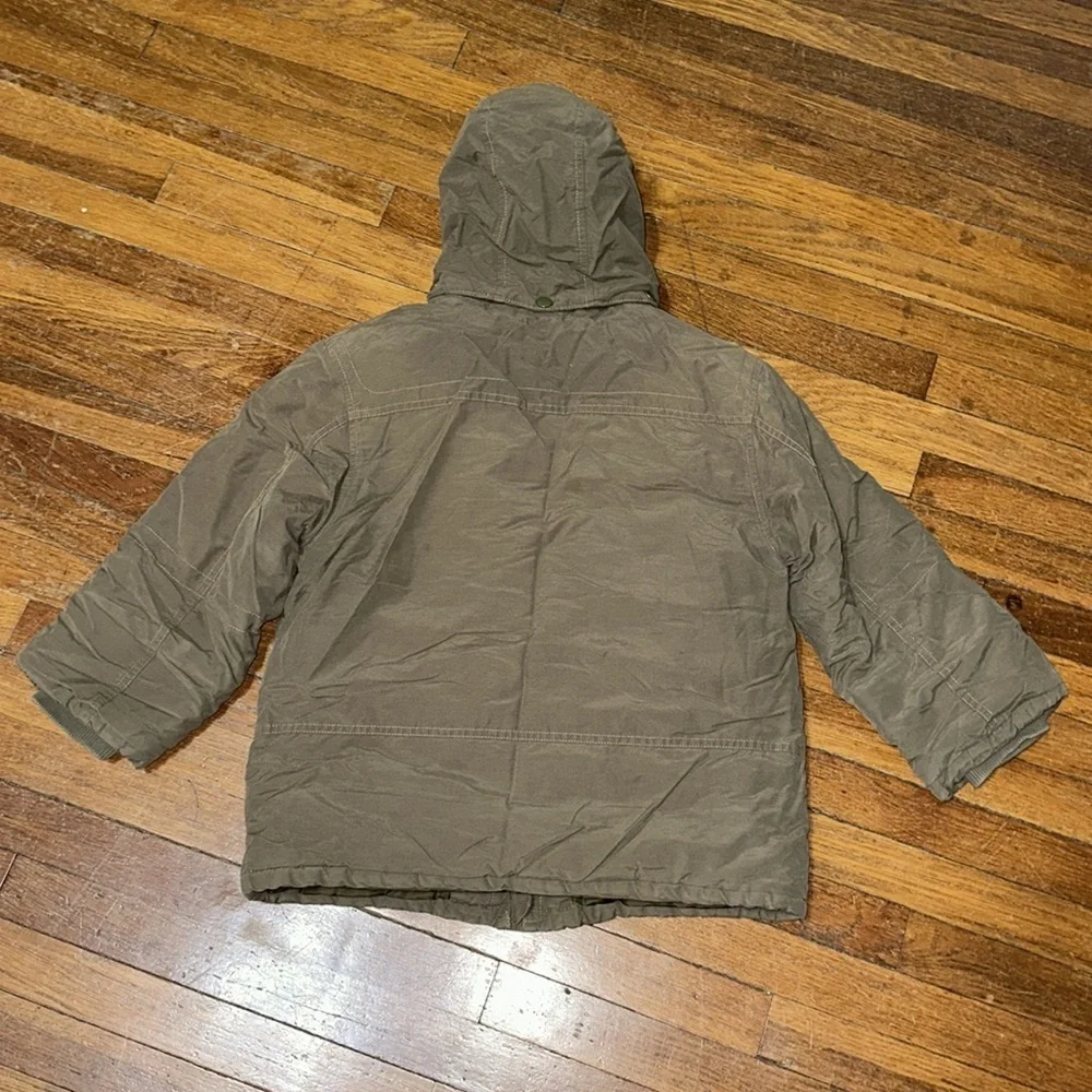 Gymboree Boy’s Olive Green 3-in-1 Winter Jacket, Medium (8)